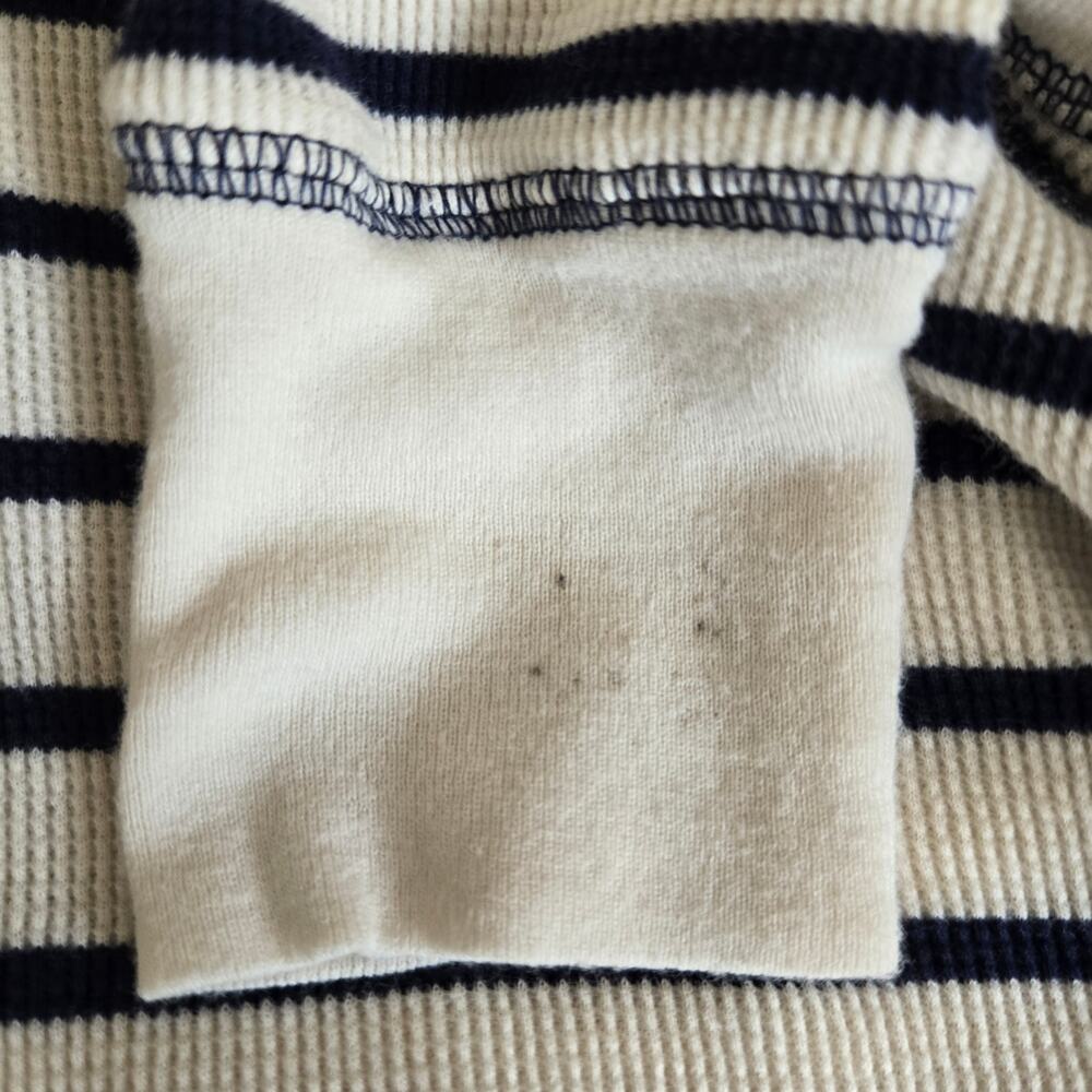 Lauren Ralph Lauren Women Drop Waist Dress Waffle Knit Preppy Fall Striped Small - Picture 10 of 13